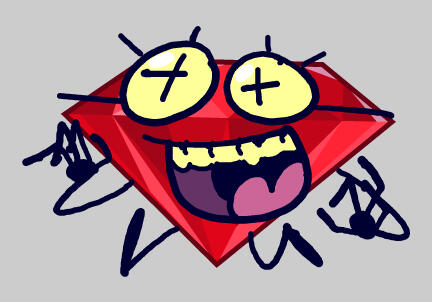 Drawing of Earless Sonic in Greenflower Zone.