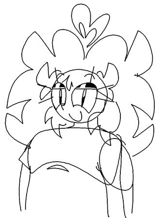 Sonic with a big smile next to Shadow holding up two fingers.